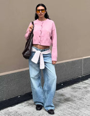 Soft touch button-up cardigan