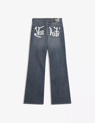 Von Dutch embroidered bootcut jeans