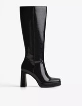 Platform high-heel boots