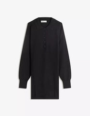 Polo collar mini dress