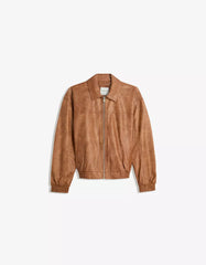 Leather effect jacket