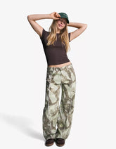 Printed boyfriend jeans