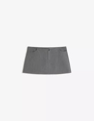 Tailored mini skirt