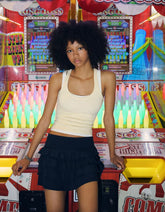 Mini skirt with ruffles