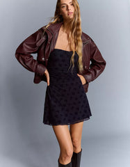 Printed strappy dress