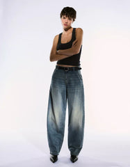 Skater-fit baggy jeans