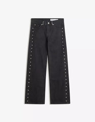 Studded star baggy jeans