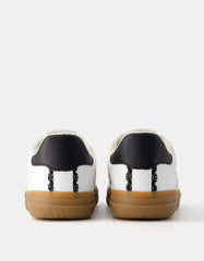 Retro sneakers with lace detail