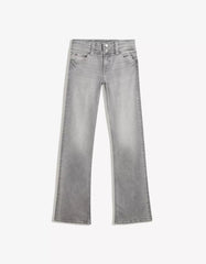 Bootcut jeans with flaps