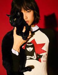 Emily the Strange print long sleeve T-shirt