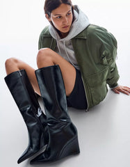Wedge boots