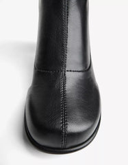 Chunky heel ankle boots