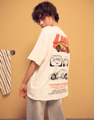 Short sleeve Cars print T-shirt