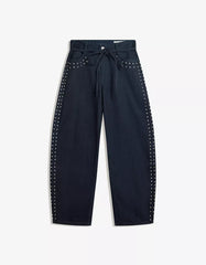 Baggy barrel jeans with studs