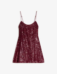 Strappy sequined dress