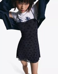 Printed strappy dress