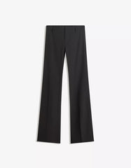Low-rise boot-cut pants