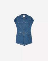 Denim romper
