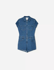 Denim romper
