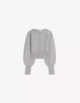 Fitted ribbed cardigan