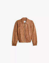 Leather effect jacket