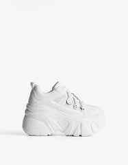 XL platform sneakers with charms