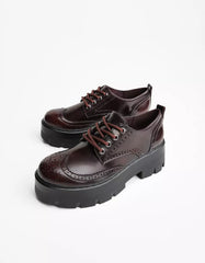 Chunky derby shoes