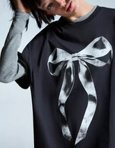 Printed short sleeve oversize T-shirt