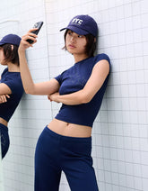 Short sleeve studded T-shirt