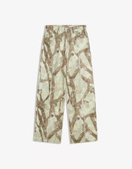 Printed boyfriend jeans