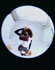 Leather effect mini handbag