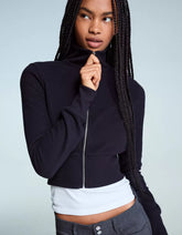 Zip-up sweatshirt