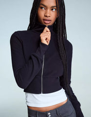 Zip-up sweatshirt