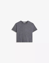 Short sleeve T-shirt with eyelets
