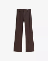 Low-rise boot-cut pants
