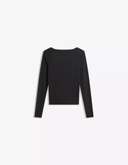 Long sleeve V-neck T-shirt