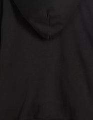 Oversize hooded sweatshirt with zipper