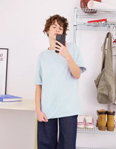 Oversize short sleeve heavy cotton T-shirt