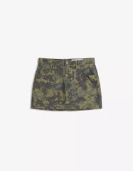 Printed mini skirt