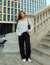 Soft touch V-neck sweater