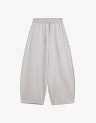 Plush barrel pants with stoppers