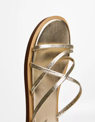 Flat multi strap sandals