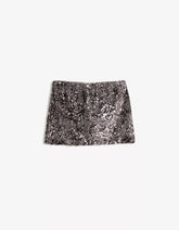 Sequined mini skirt