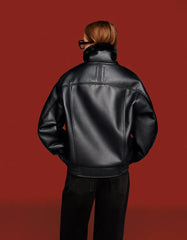 Oversize double-sided jacket