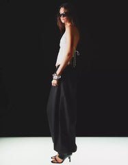 Sequined halter neck top