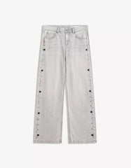 Studded star baggy jeans