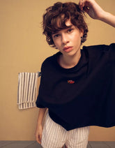 Heavy cotton boxy fit short sleeve T-shirt