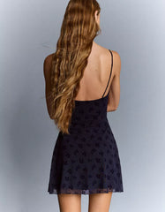 Printed strappy dress