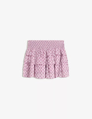 Mini skirt with ruffles