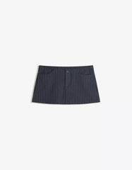 Tailored mini skirt